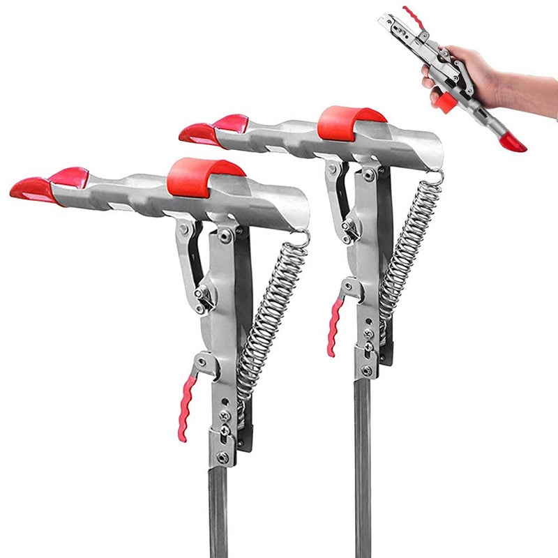 Schweek Automatic Fishing Rod Holder for Ground Automatic Spring Tip-Up Hook with Stainless Steel Ground Support Fish Pole Rack, 2 Packs - Image 1